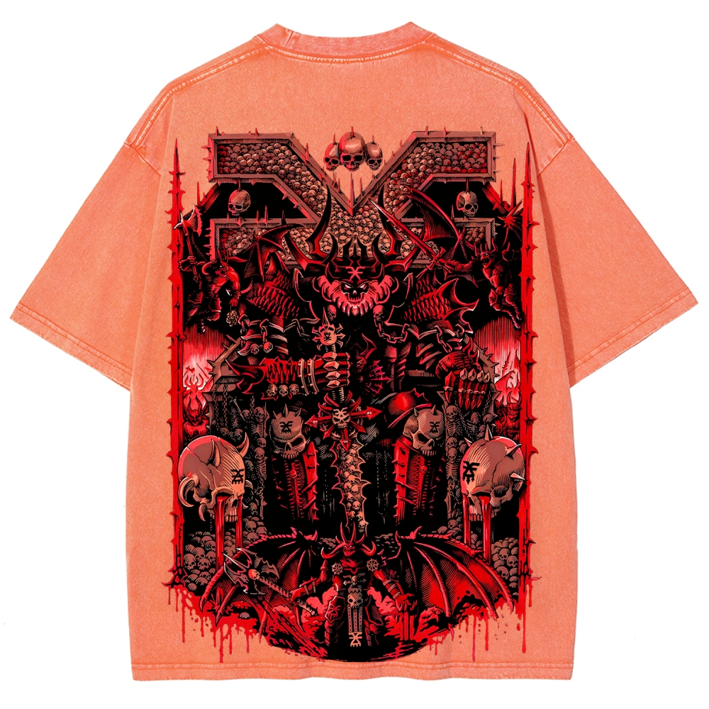 DOOM Unisex Fit Washed T-Shirt 2506023198