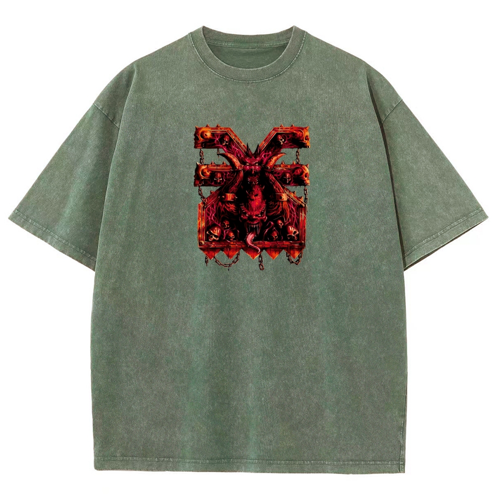 DOOM Unisex Fit Washed T-Shirt 2506023198