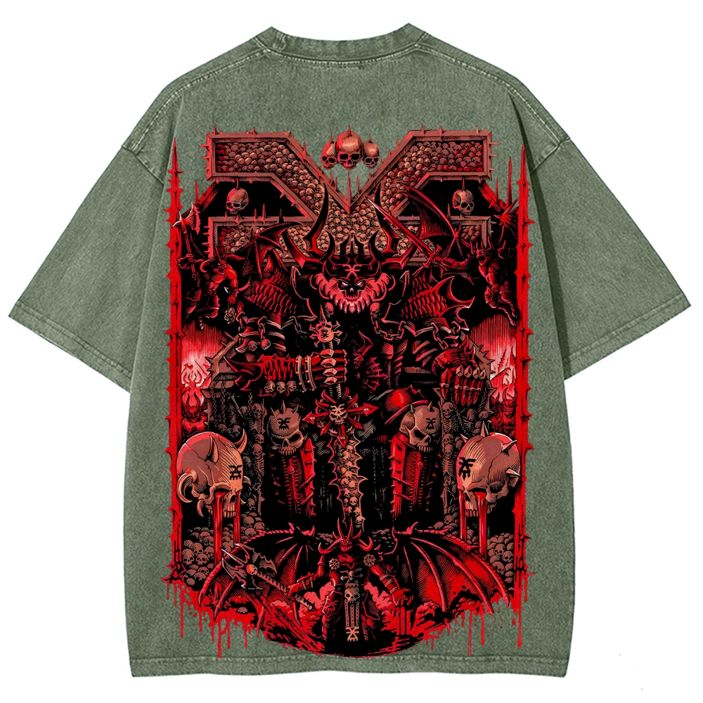 DOOM Unisex Fit Washed T-Shirt 2506023198