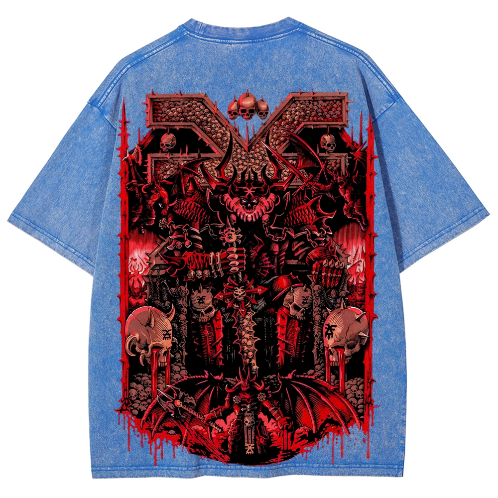 DOOM Unisex Fit Washed T-Shirt 2506023198