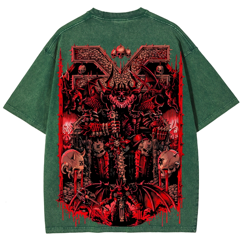 DOOM Unisex Fit Washed T-Shirt 2506023198