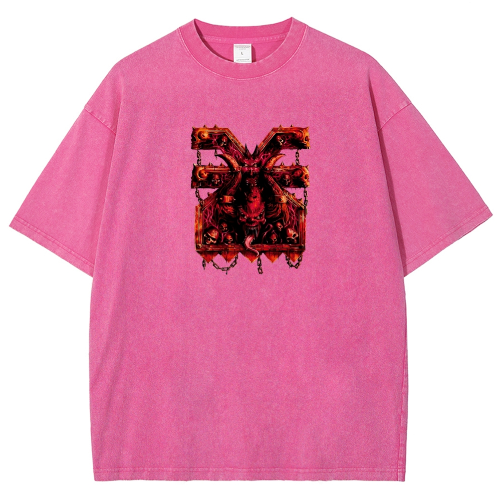 DOOM Unisex Fit Washed T-Shirt 2506023198