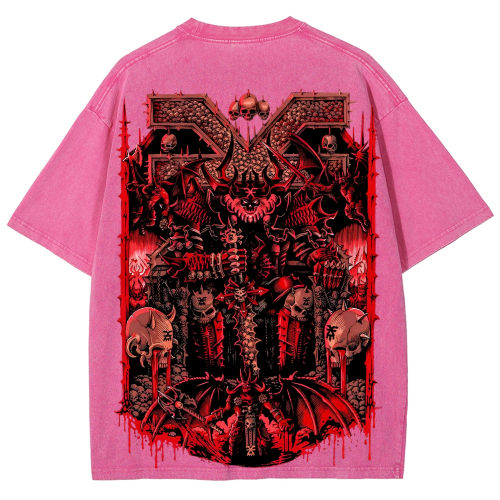 DOOM Unisex Fit Washed T-Shirt 2506023198