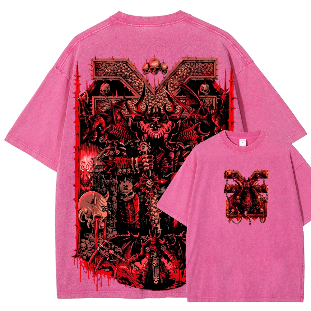 DOOM Unisex Fit Washed T-Shirt 2506023198