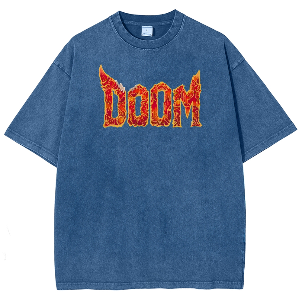 DOOM Unisex Fit Washed T-Shirt 2506023222