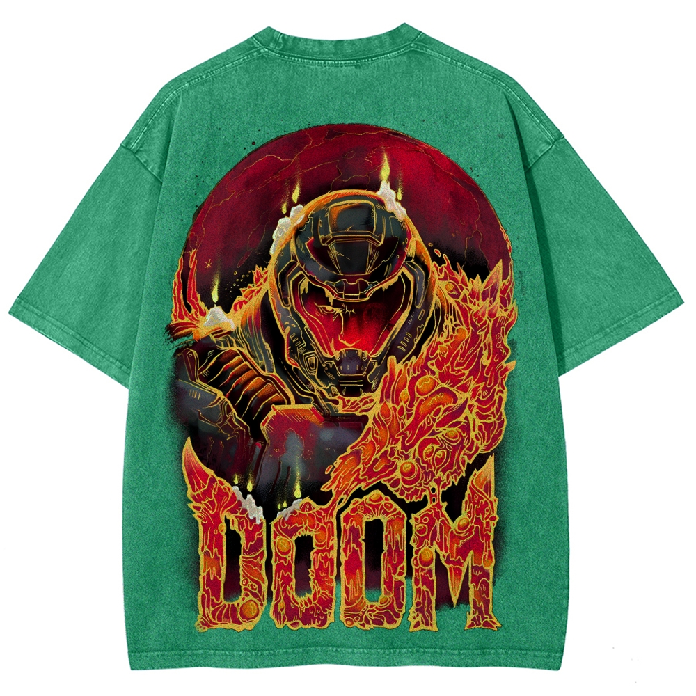 DOOM Unisex Fit Washed T-Shirt 2506023222