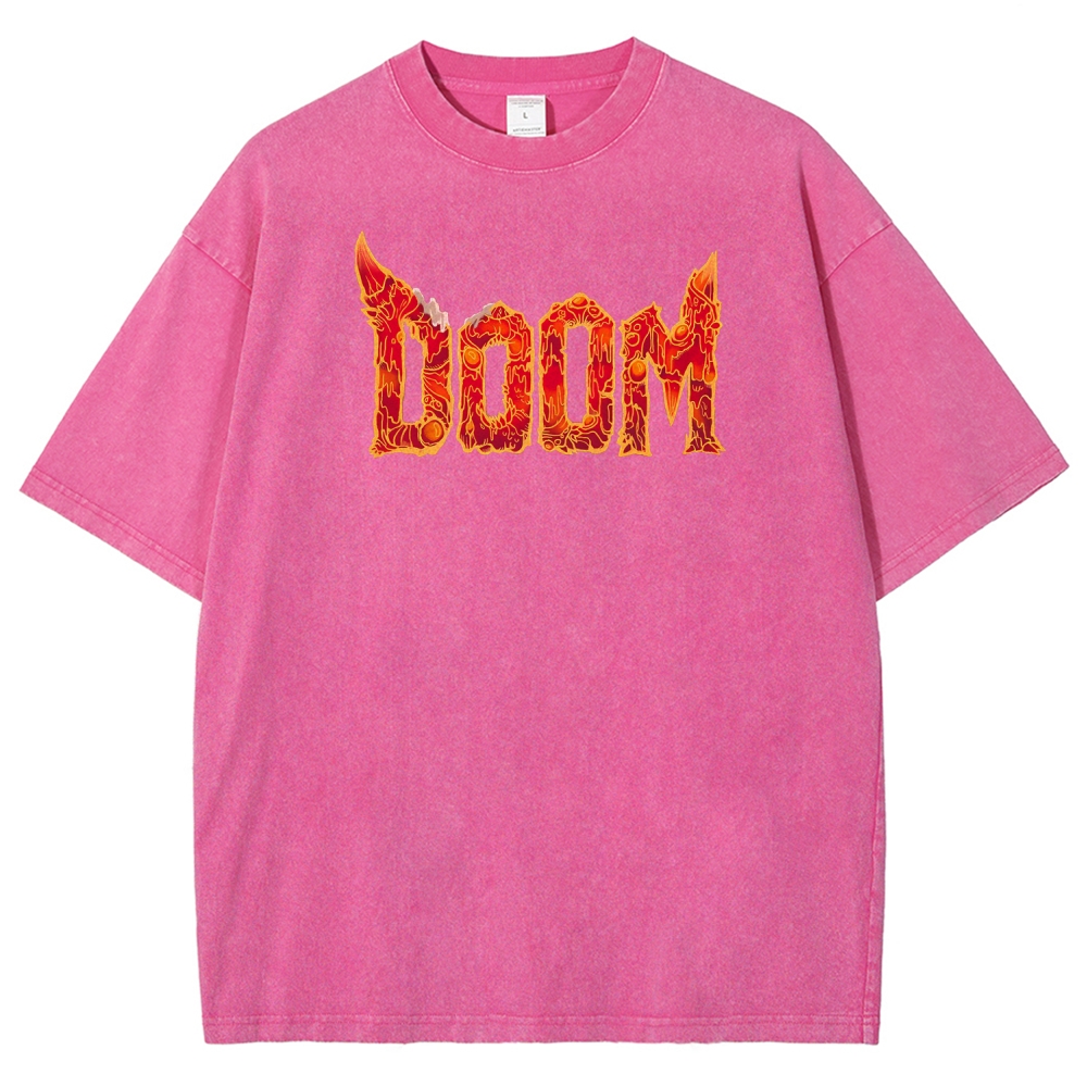 DOOM Unisex Fit Washed T-Shirt 2506023222