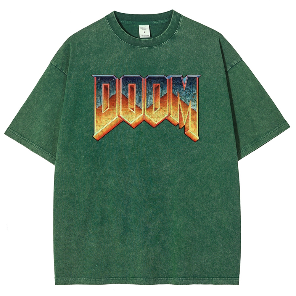 DOOM Unisex Fit Washed T-Shirt 2506023226