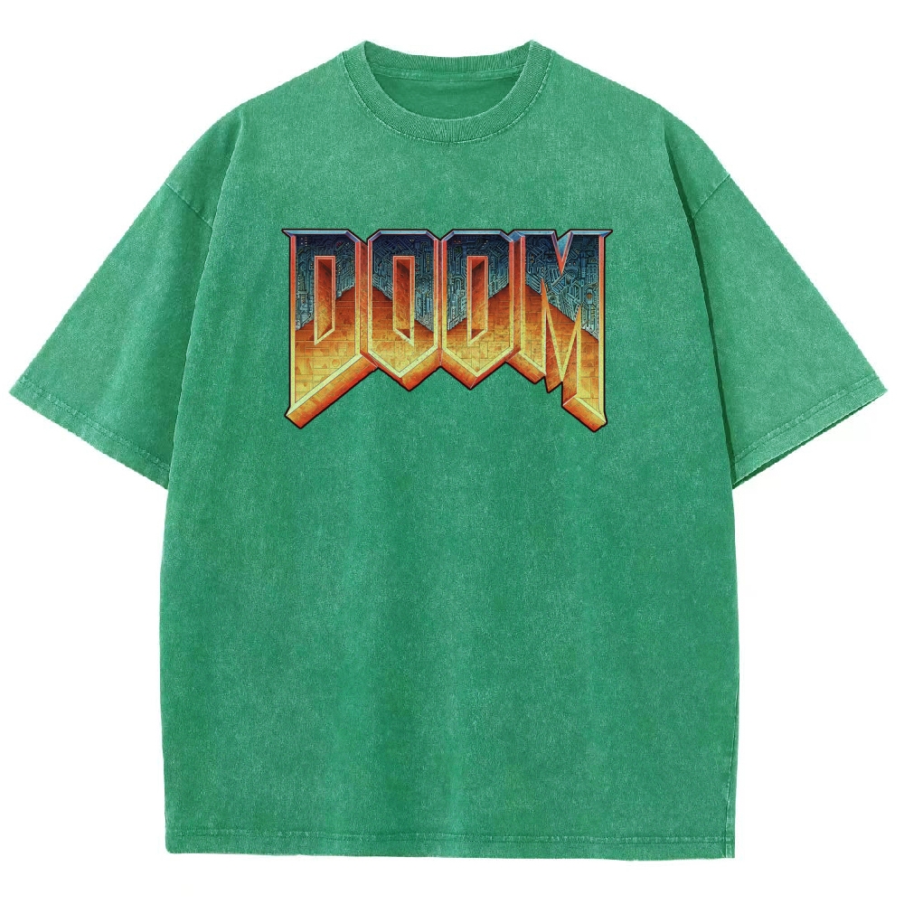 DOOM Unisex Fit Washed T-Shirt 2506023226