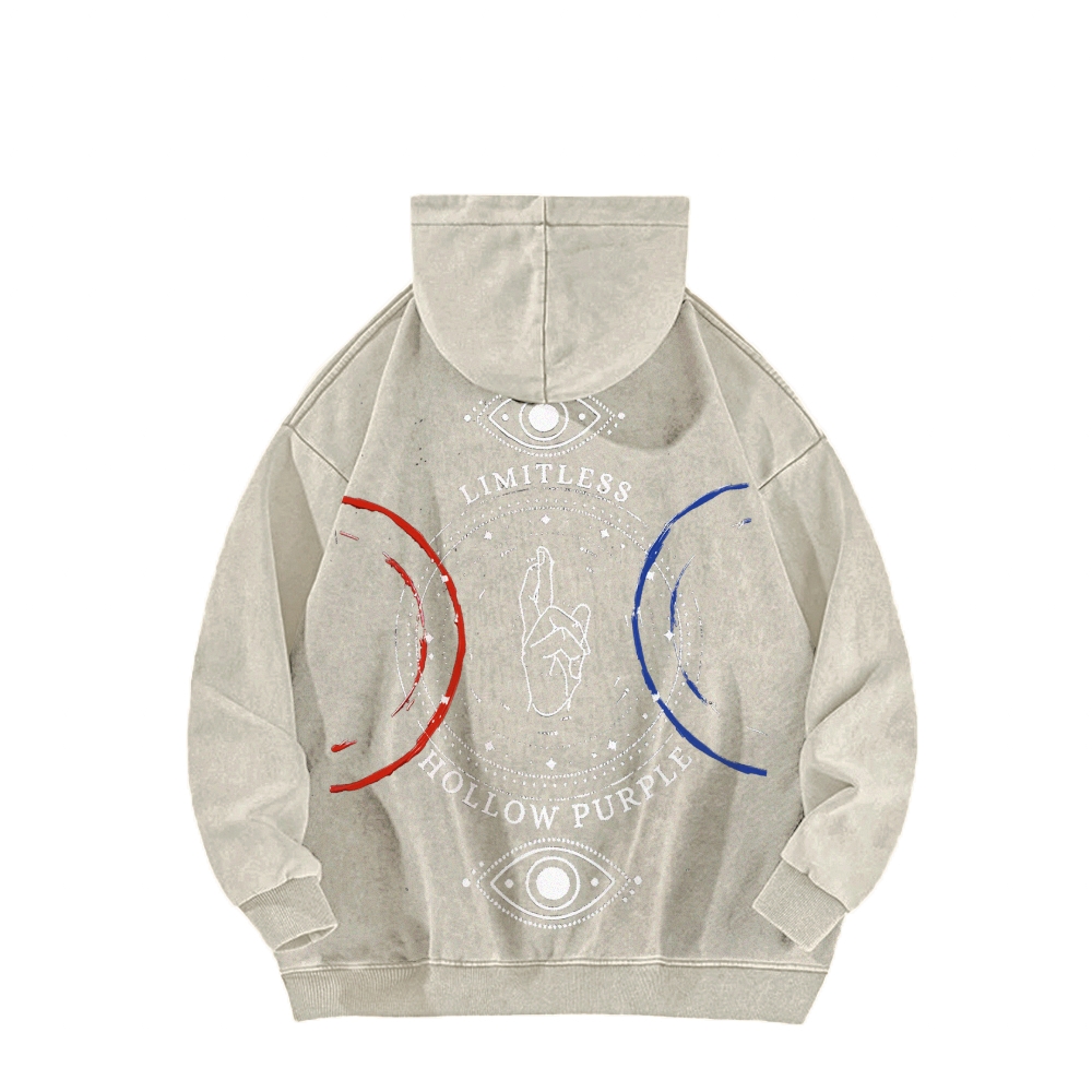 Jujutsu Kaisen Casual Washed Hoodies 2506023263