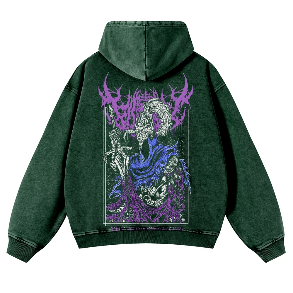 Dark Souls  Casual Washed Hoodies 2506023615
