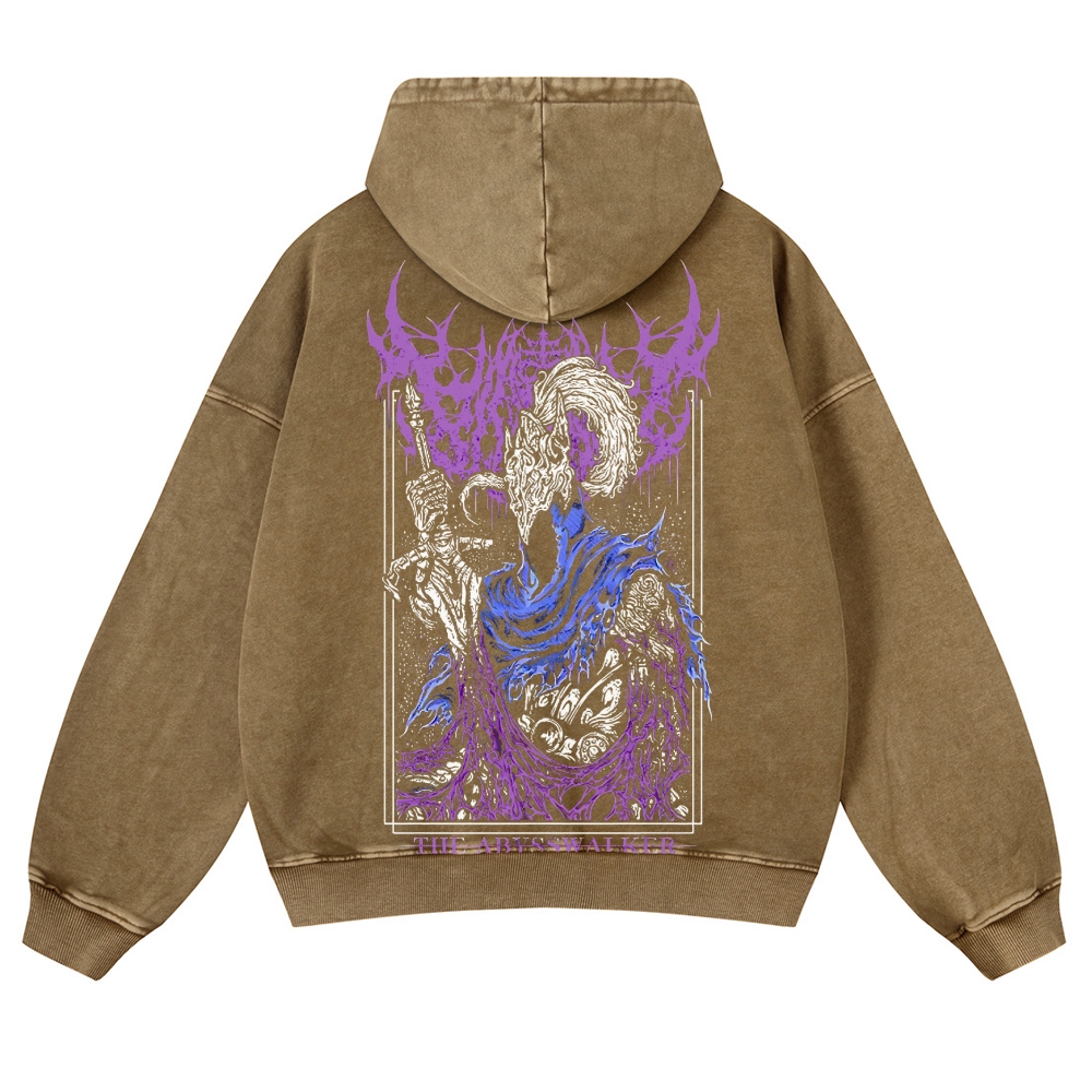 Dark Souls  Casual Washed Hoodies 2506023615