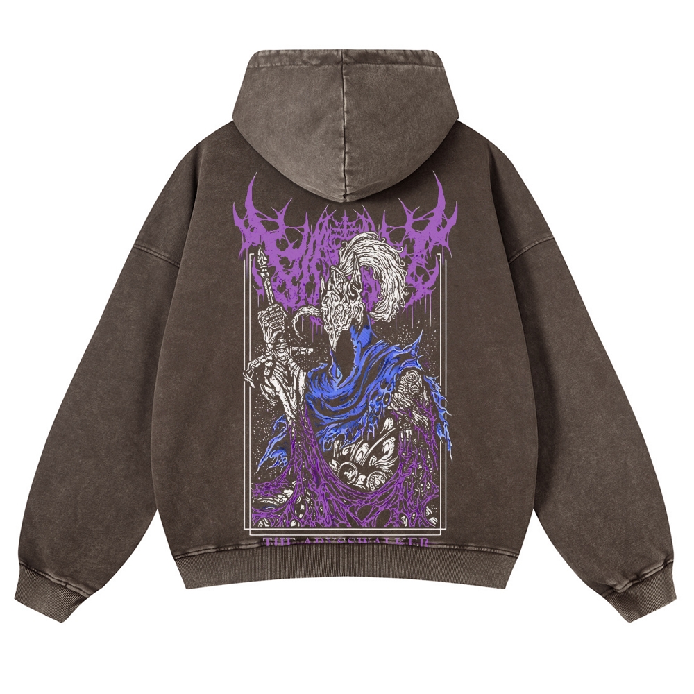 Dark Souls  Casual Washed Hoodies 2506023615