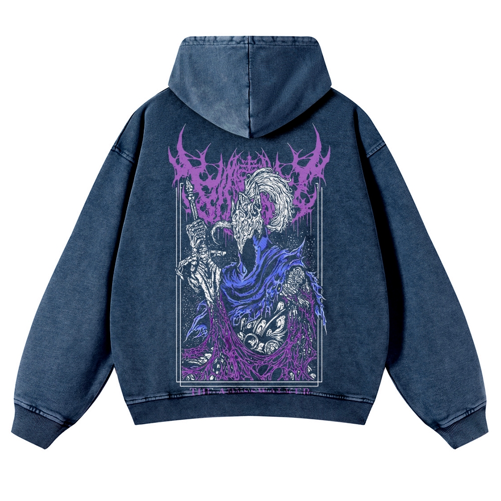 Dark Souls  Casual Washed Hoodies 2506023615
