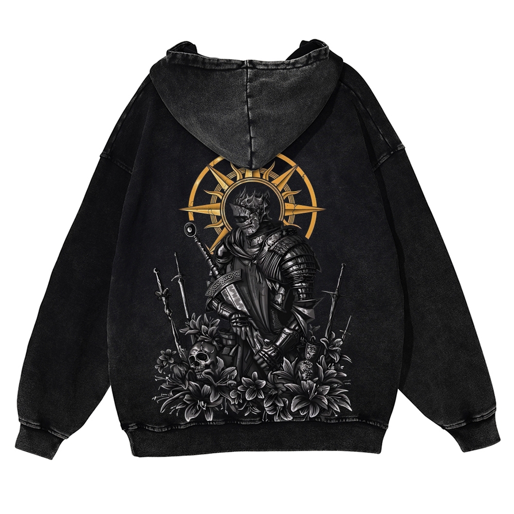 Dark Souls Casual Washed Hoodies 2506023623