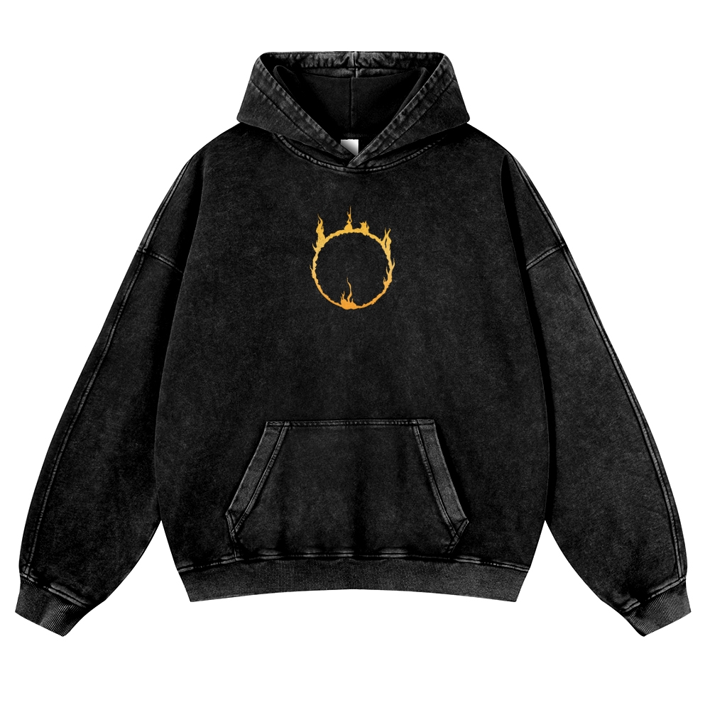Dark Souls Casual Washed Hoodies 2506023623