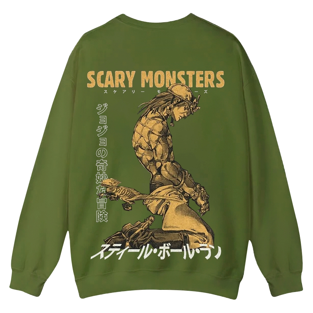Jojo's Bizarre Adventure Casual Crewneck Sweatshirt 2506023659