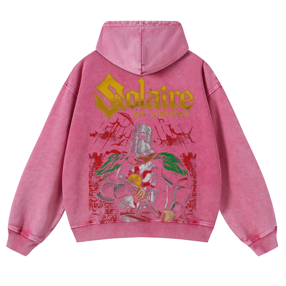 DARK SOULS Casual Washed Hoodies 2506023709