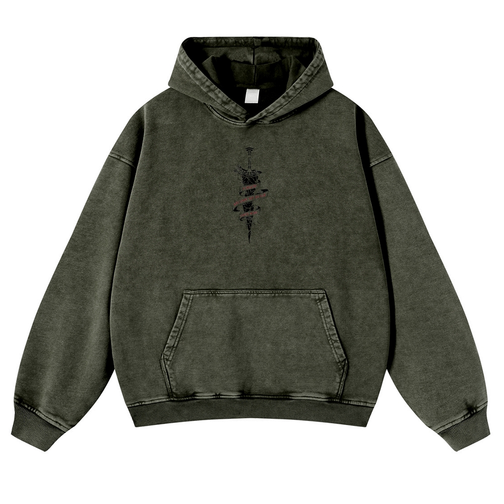 Casual Washed Hoodies 2506023721