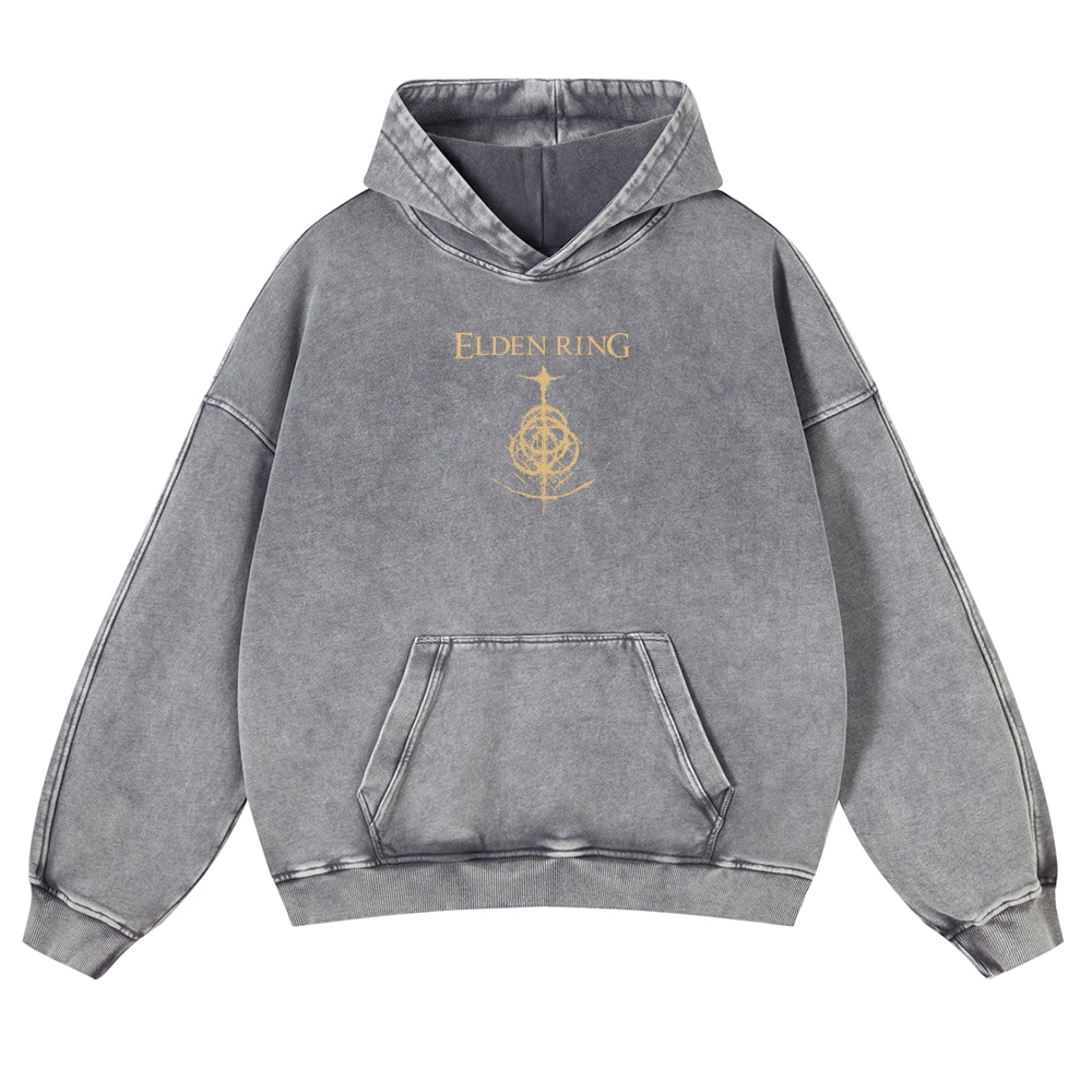 Elden Ring Casual Washed Hoodies 2506023731