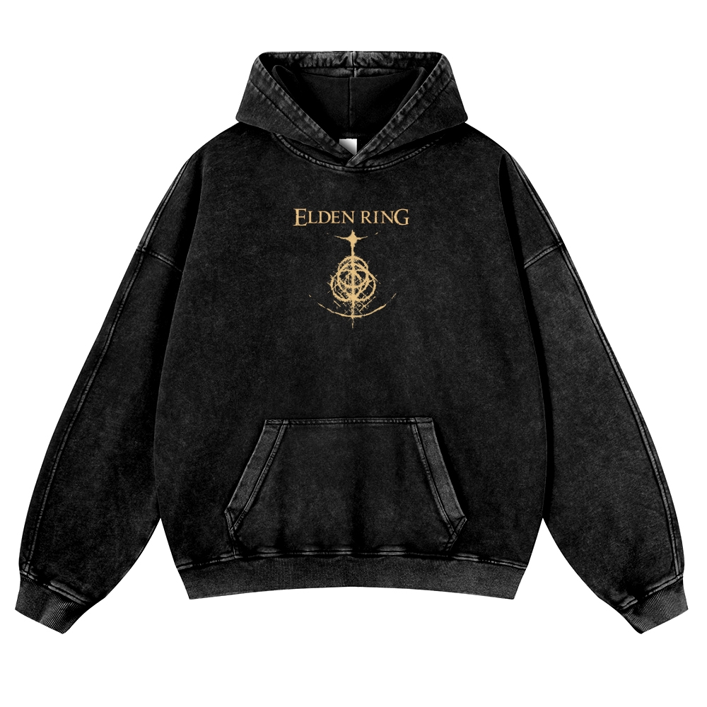 Elden Ring Casual Washed Hoodies 2506023731
