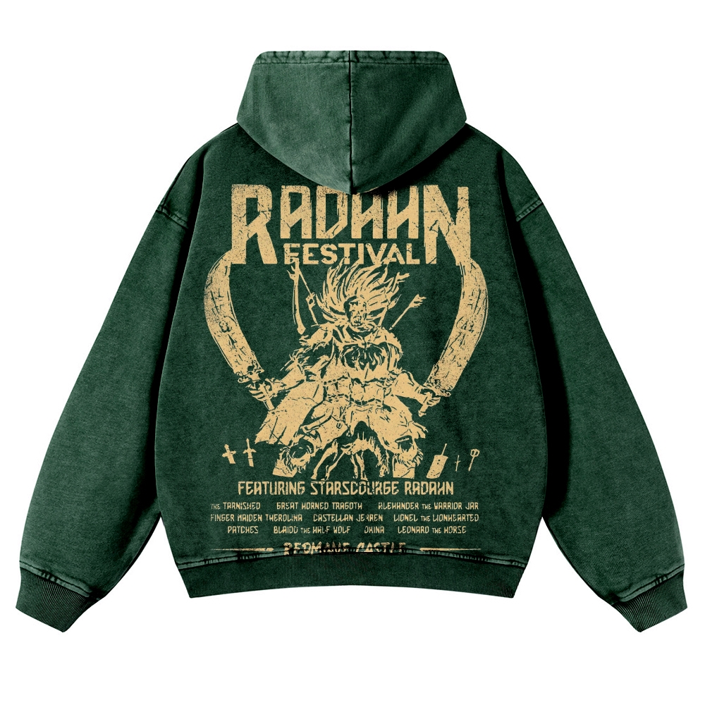 Elden Ring Casual Washed Hoodies 2506023731