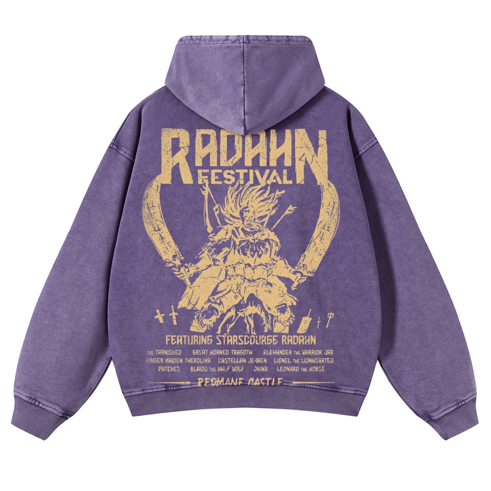 Elden Ring Casual Washed Hoodies 2506023731