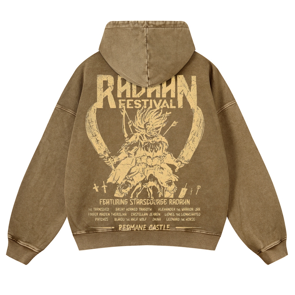 Elden Ring Casual Washed Hoodies 2506023731