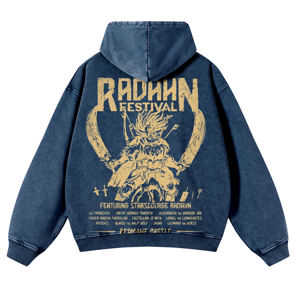 Elden Ring Casual Washed Hoodies 2506023731