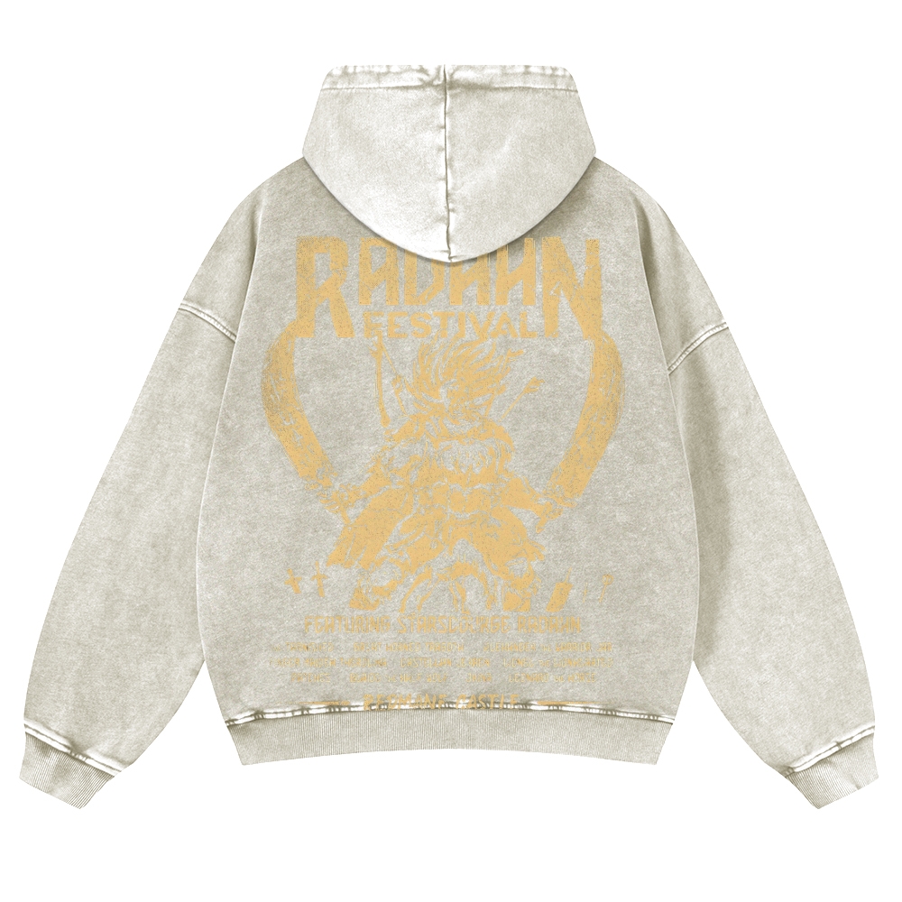 Elden Ring Casual Washed Hoodies 2506023731