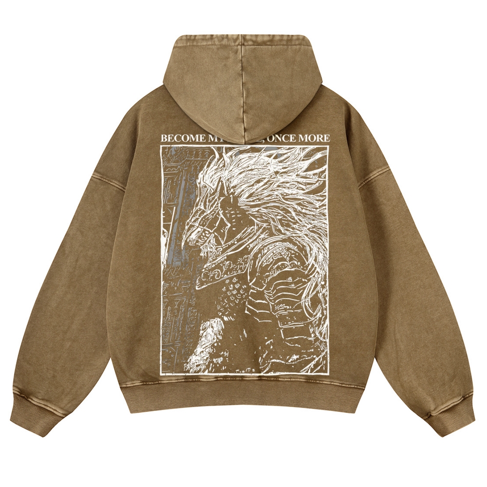 Elden Ring Casual Washed Hoodies 2506023739