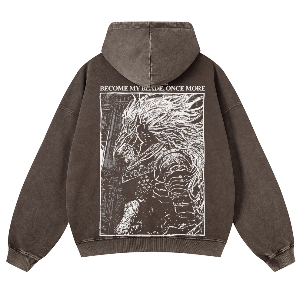 Elden Ring Casual Washed Hoodies 2506023739