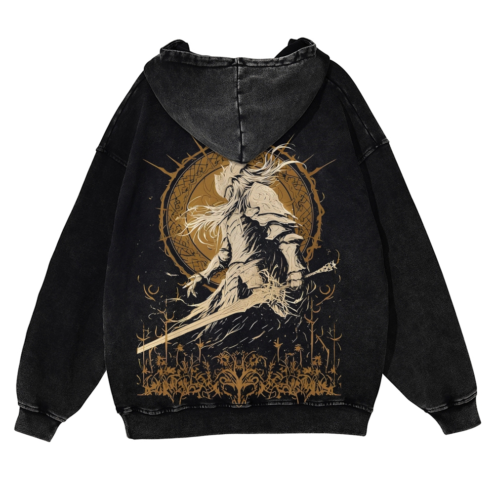 Elden Ring Casual Washed Hoodies 2506023829