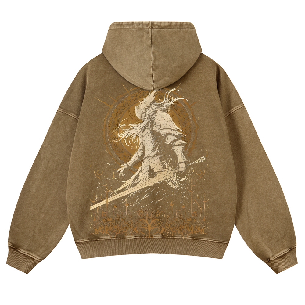 Elden Ring Casual Washed Hoodies 2506023829