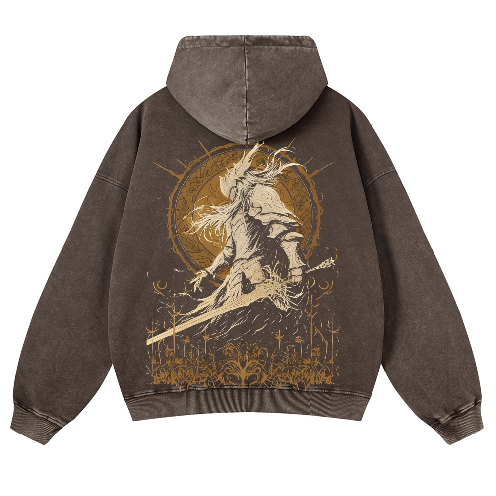 Elden Ring Casual Washed Hoodies 2506023829