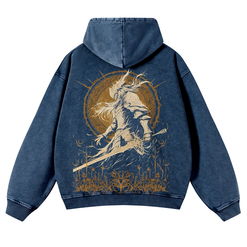 Elden Ring Casual Washed Hoodies 2506023829