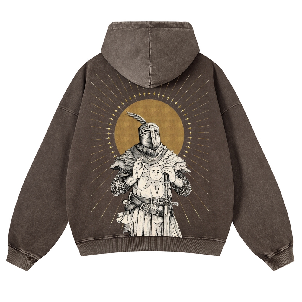 Dark Souls Casual Washed Hoodie 2506023842