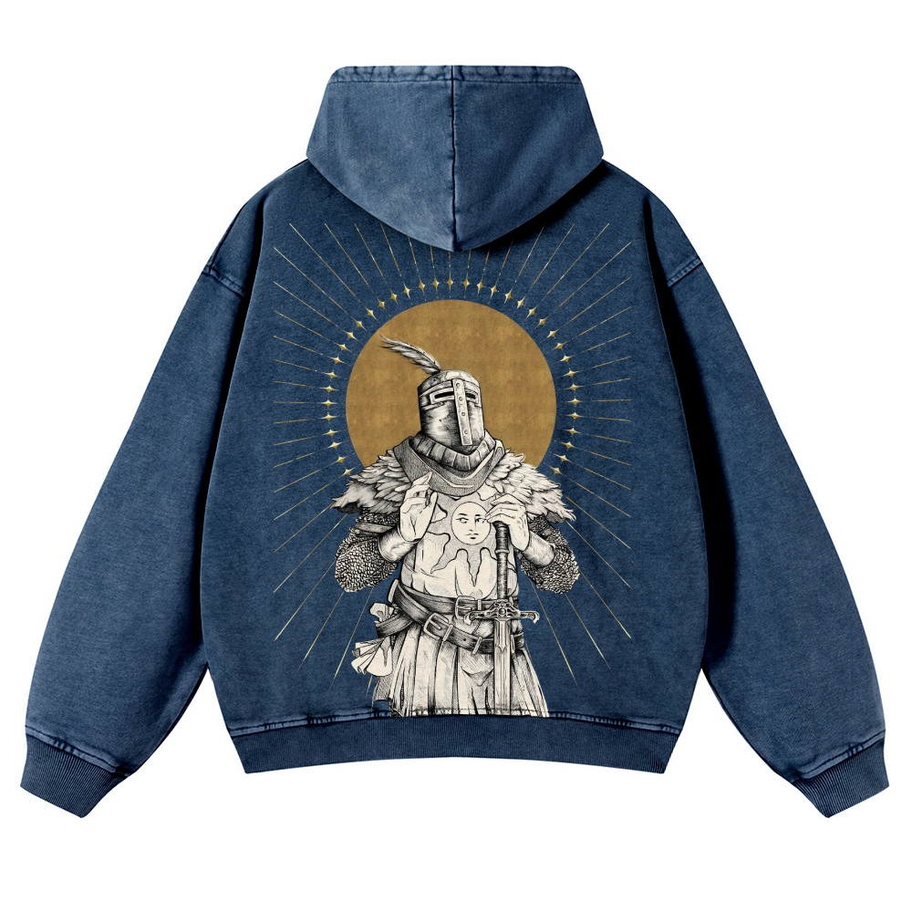 Dark Souls Casual Washed Hoodie 2506023842