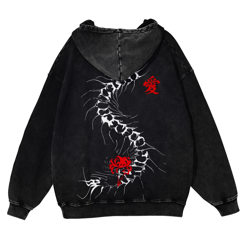 Tokyo Ghoul Casual Washed Hoodies 2506023847