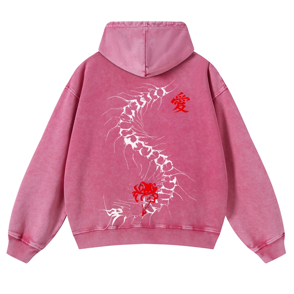 Tokyo Ghoul Casual Washed Hoodies 2506023847