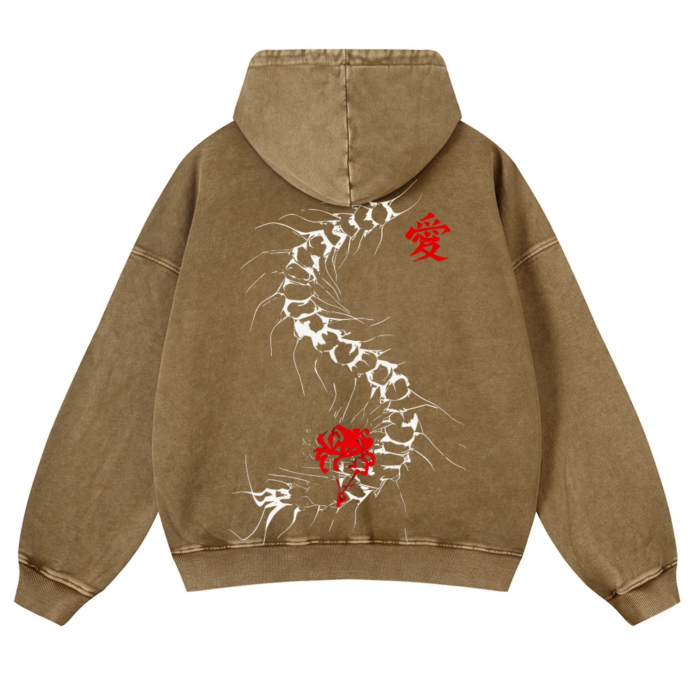 Tokyo Ghoul Casual Washed Hoodies 2506023847