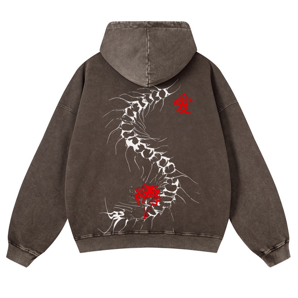 Tokyo Ghoul Casual Washed Hoodies 2506023847