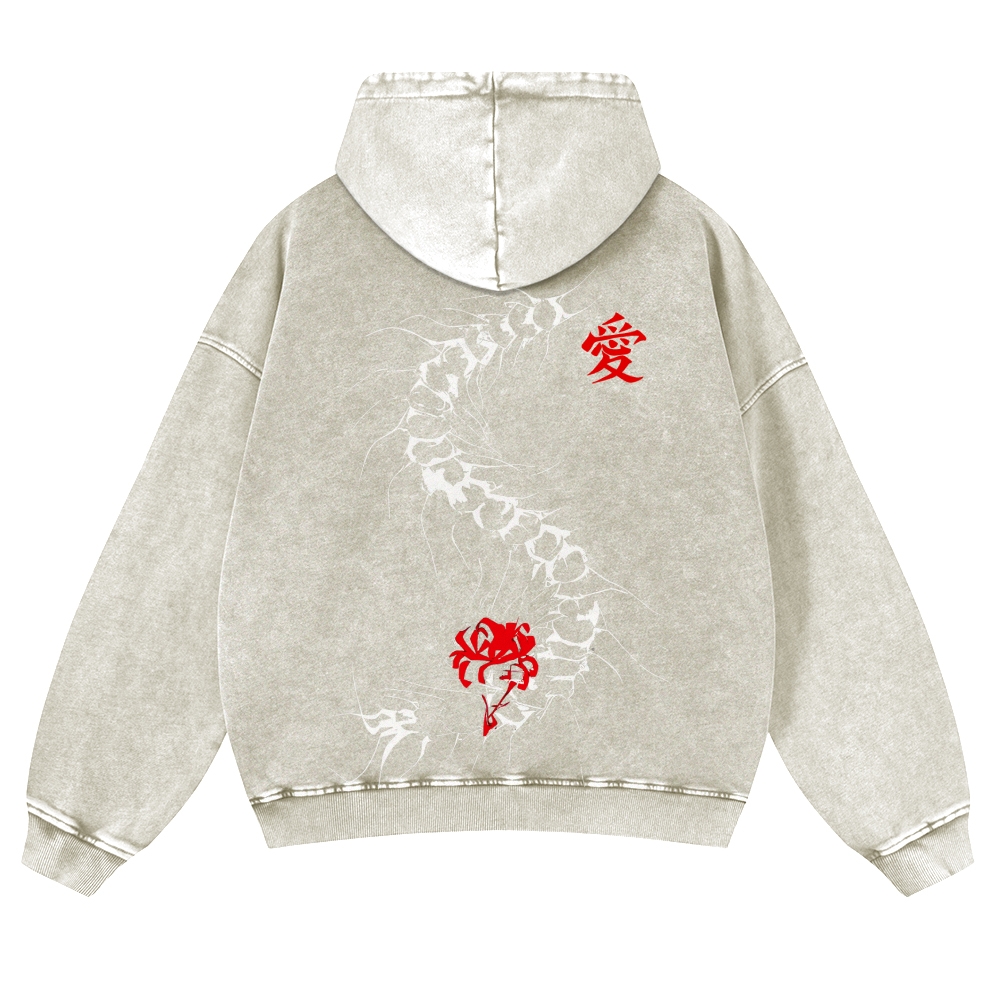 Tokyo Ghoul Casual Washed Hoodies 2506023847