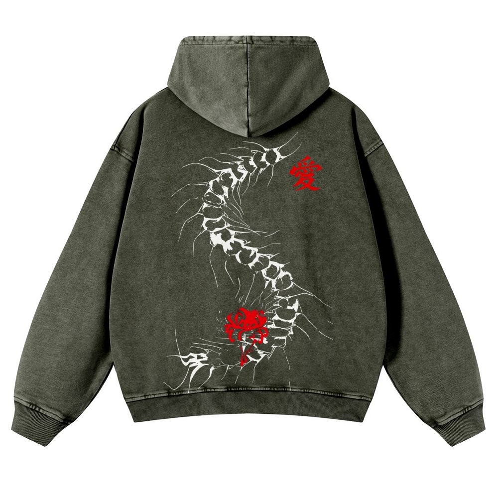Tokyo Ghoul Casual Washed Hoodies 2506023847