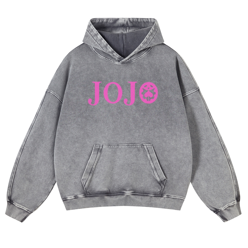  Jojo's Bizarre Adventure Casual Washed Hoodies 2506023895