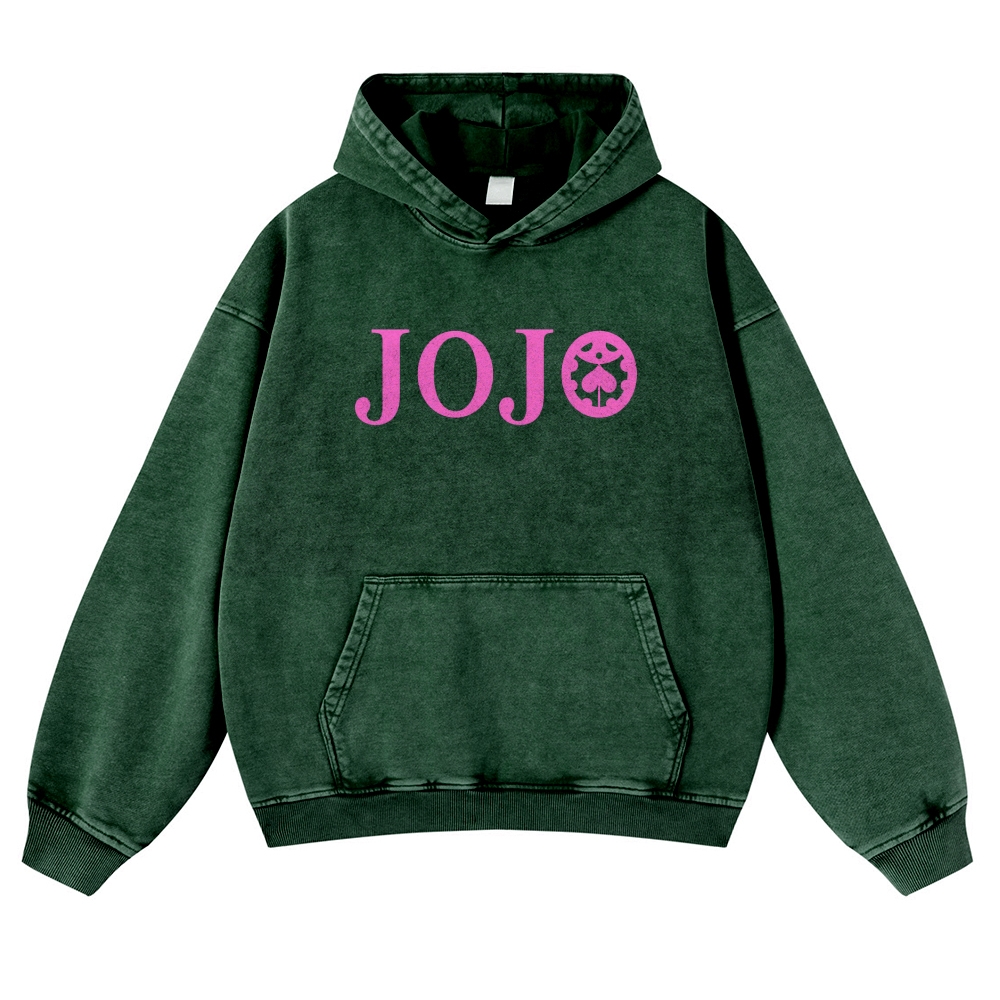  Jojo's Bizarre Adventure Casual Washed Hoodies 2506023895