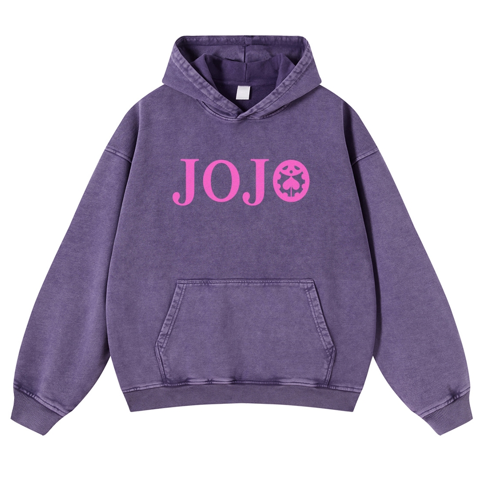  Jojo's Bizarre Adventure Casual Washed Hoodies 2506023895