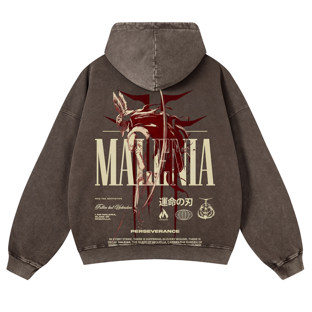 Elden Ring Casual Washed Hoodies 2506023927