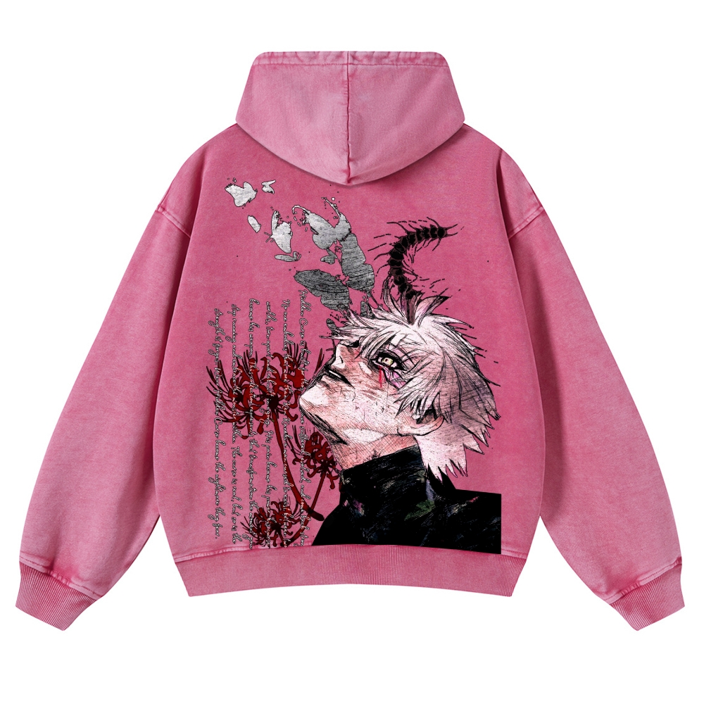 Tokyo Ghoul Casual Washed Hoodies 2506023997