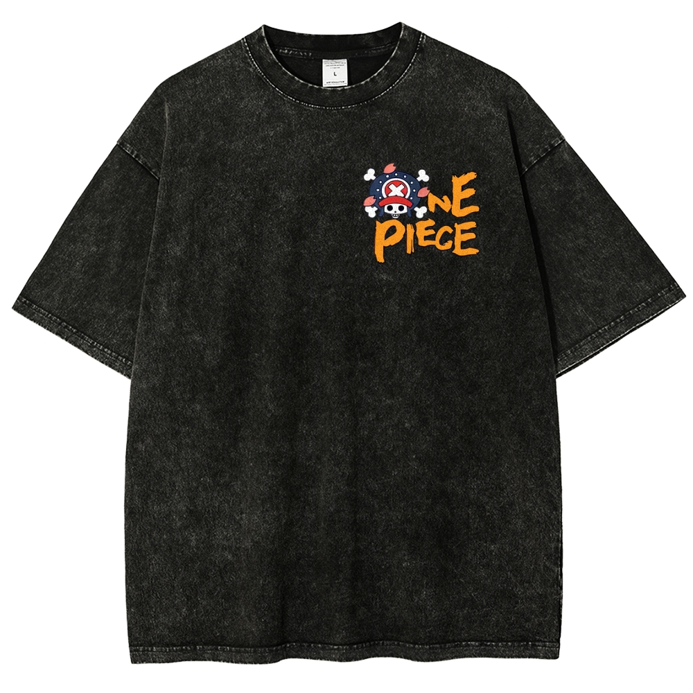 One Piece Unisex Fit Washed T-Shirt 2506024093